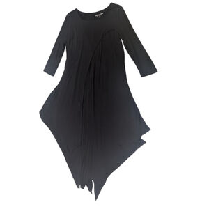 Soft Surroundings Witchy Dark Fairy Asymmetrical Hem Dress | Medium